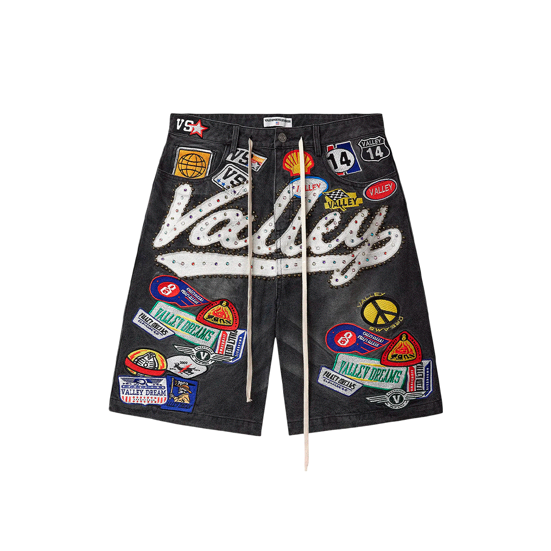 Valley Dreams 1980’s Jorts Black