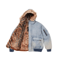 Supreme Reversible Faux Fur Hooded Work Jacket