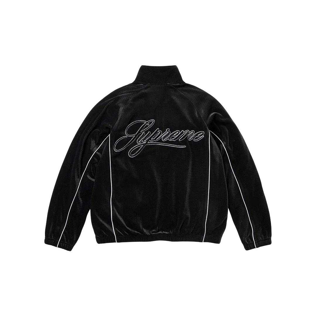 Supreme Velour Mesh Track Jacket