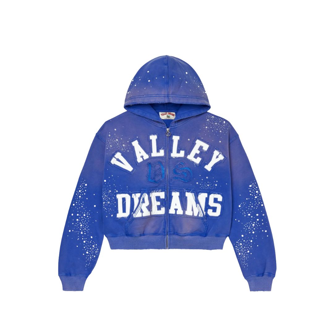Valley Dreams Classic Zip Up Sapphire