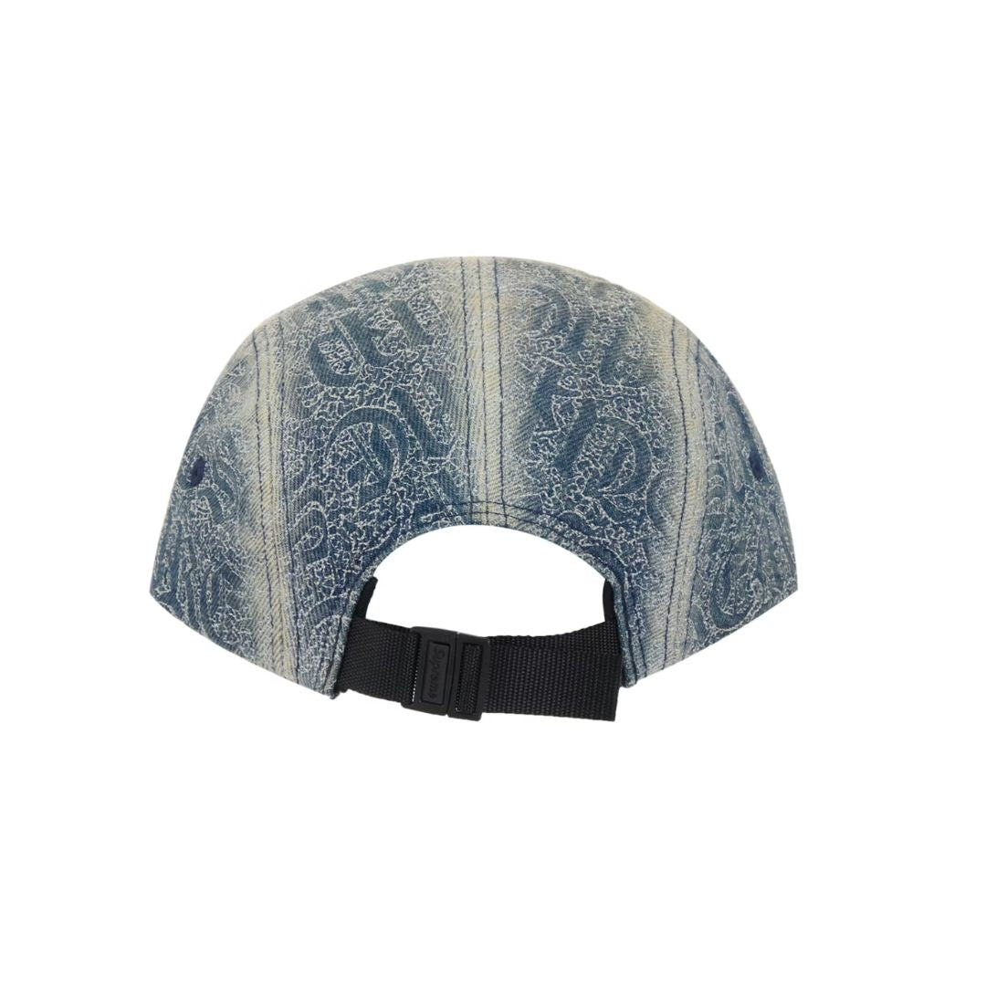 Supreme Stitched Old English Denim Camp Cap