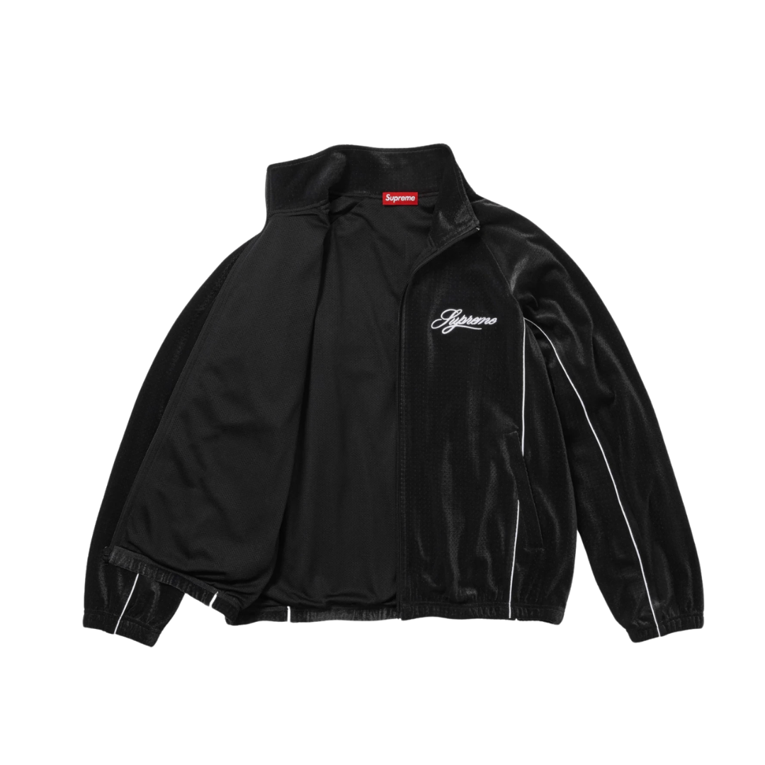 Supreme Velour Mesh Track Jacket