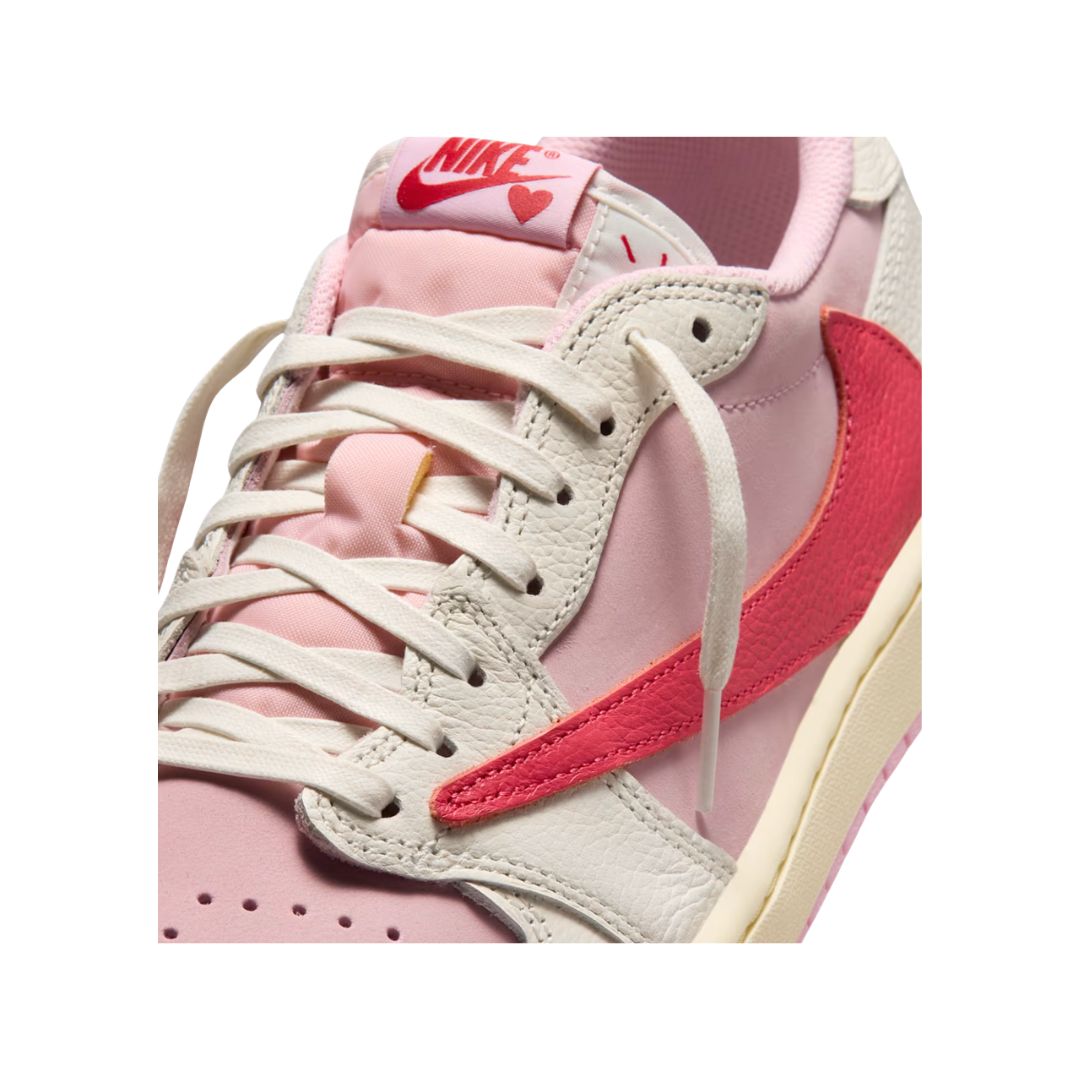 Jordan 1 Retro Low OG SP Travis Scott Sail Tropical Pink