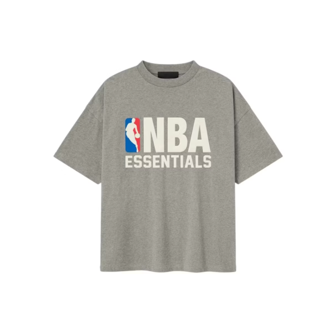 Fear of God Essentials NBA 90's Tee Concrete Heather